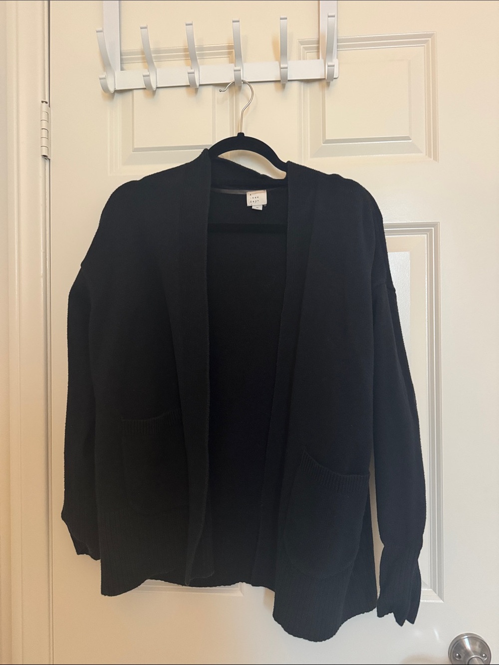 Target a new day Black Open-Front Women’s Cardigan with Pockets